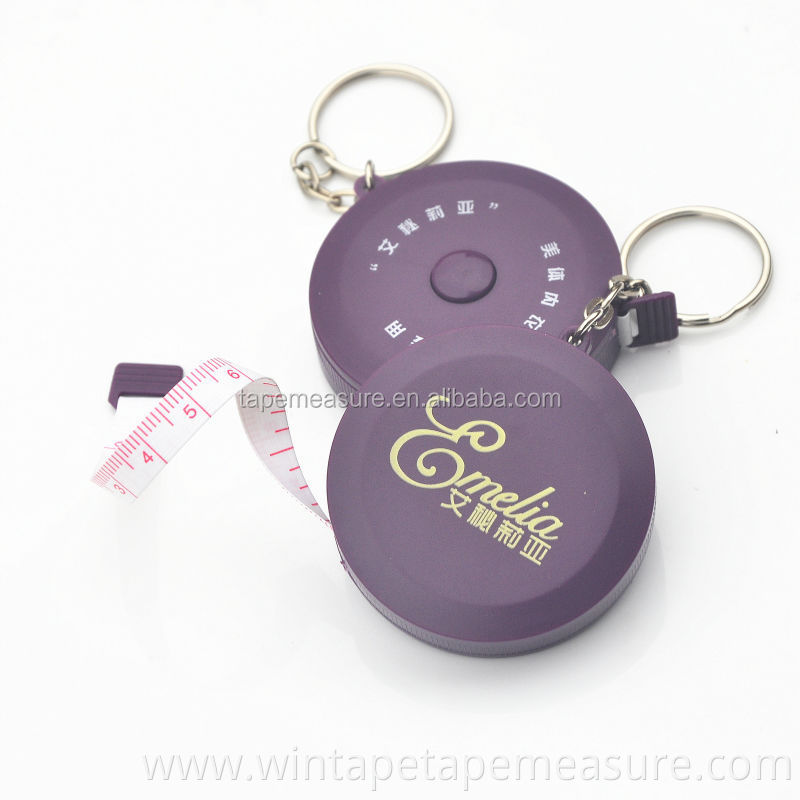 promotional key chain tape measure,gift measuring tape key ring